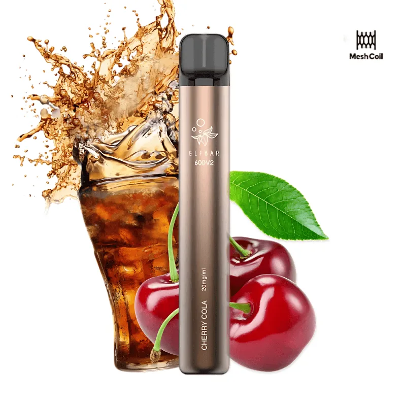 [P.D-403-8204] Elfbar 600 V2 Cherry Cola 20mg