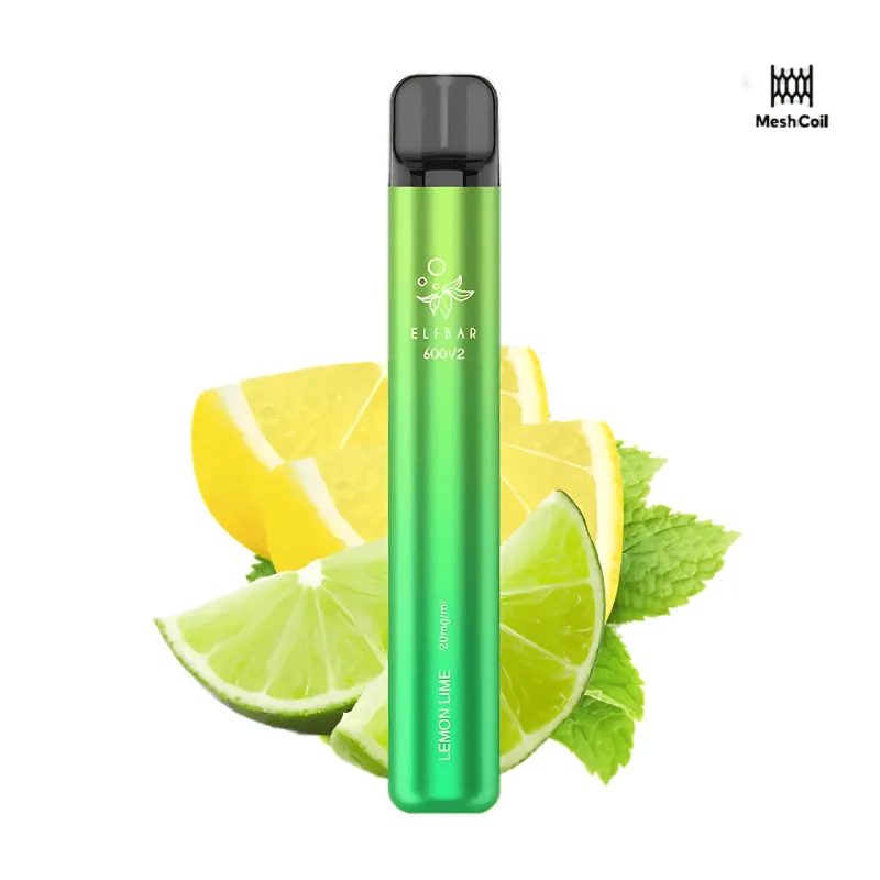 [P.D-403-8211] ElfBar 600 V2 Lemon Lime 20mg