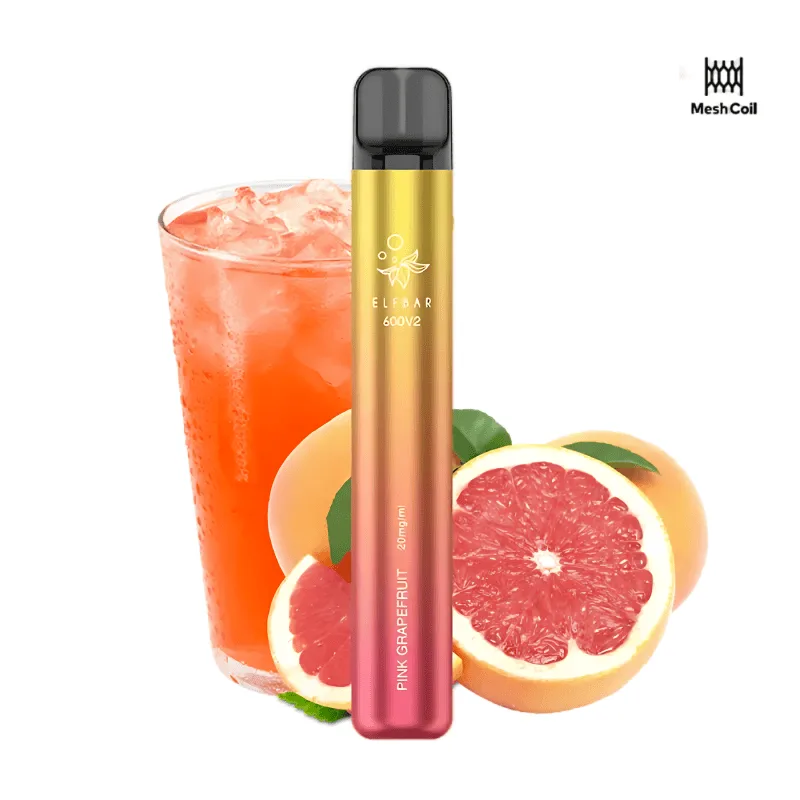 [P.D-403-8216] Elfbar 600 V2 Pink Grapefruit 20mg