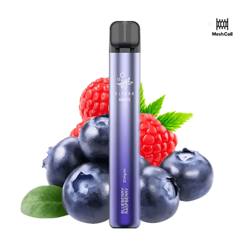 [P.D-403-8224] ElfBar 600 V2 Blueberry Raspberry 20mg