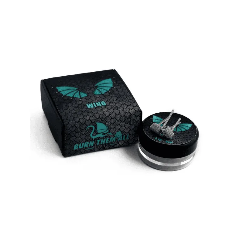 [R.A-475-8387] Burn Them All Coils Wing Dual Full N80 (0.12ohm)