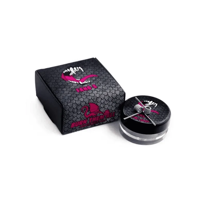 [R.A-475-8390] Burn Them All Coils Fang S Single Full N80 (0.30ohm)