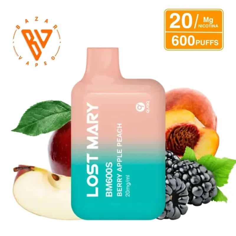 [6937643590824] Lost Mary BM600S Berry Apple Peach