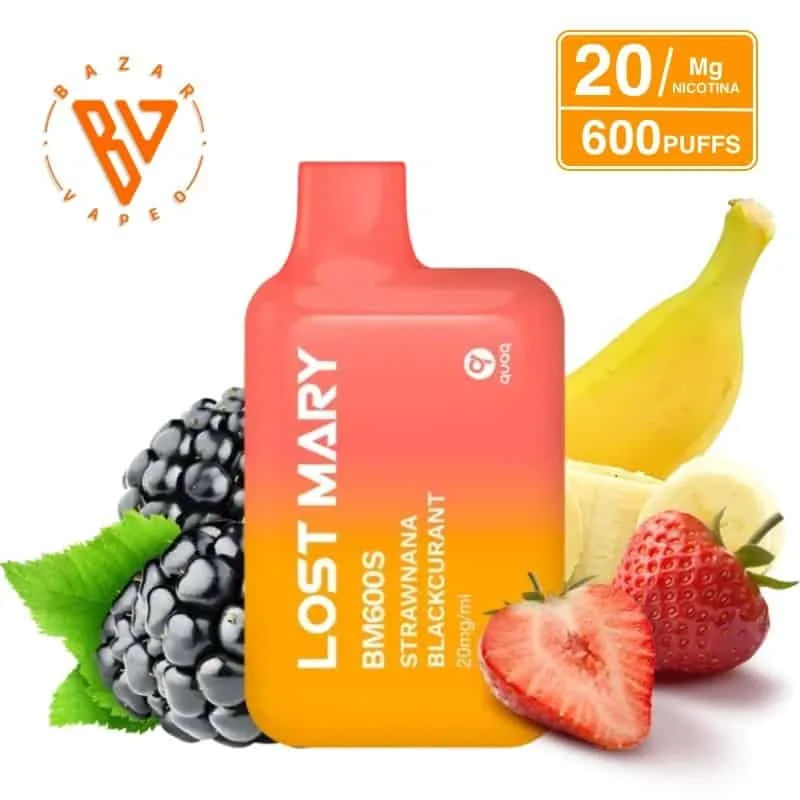 [6937643590879] Lost Mary BM600S Strawnana Blackcurrant