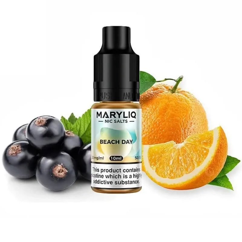 [SAL-486-9144] Maryliq Nic Salts Beach Day 10ml 20mg