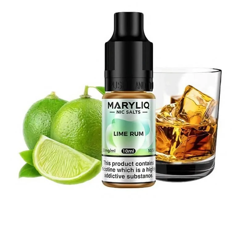[SAL-486-9150] Maryliq Nic Salts Lime Rum 10ml 20mg