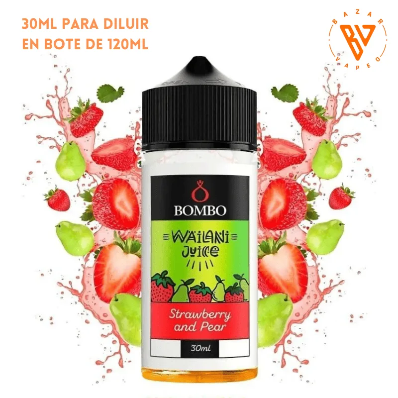 [A-37-9278] Aroma Bombo Strawberry and Pear Longfill 30/120ml