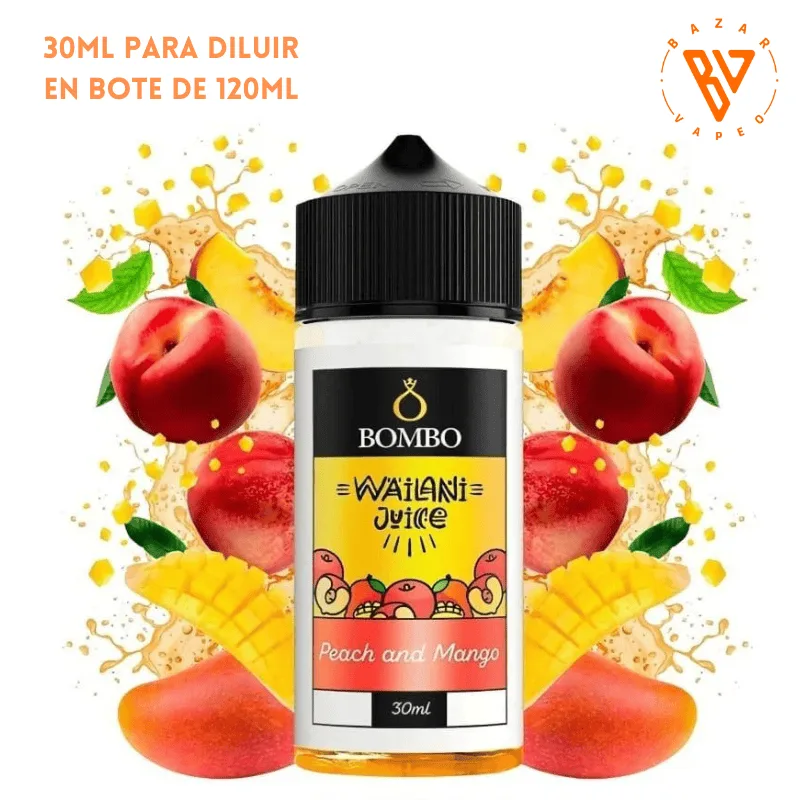 [A-37-9282] Aroma Bombo Peach and Mango Longfill 30/120ml