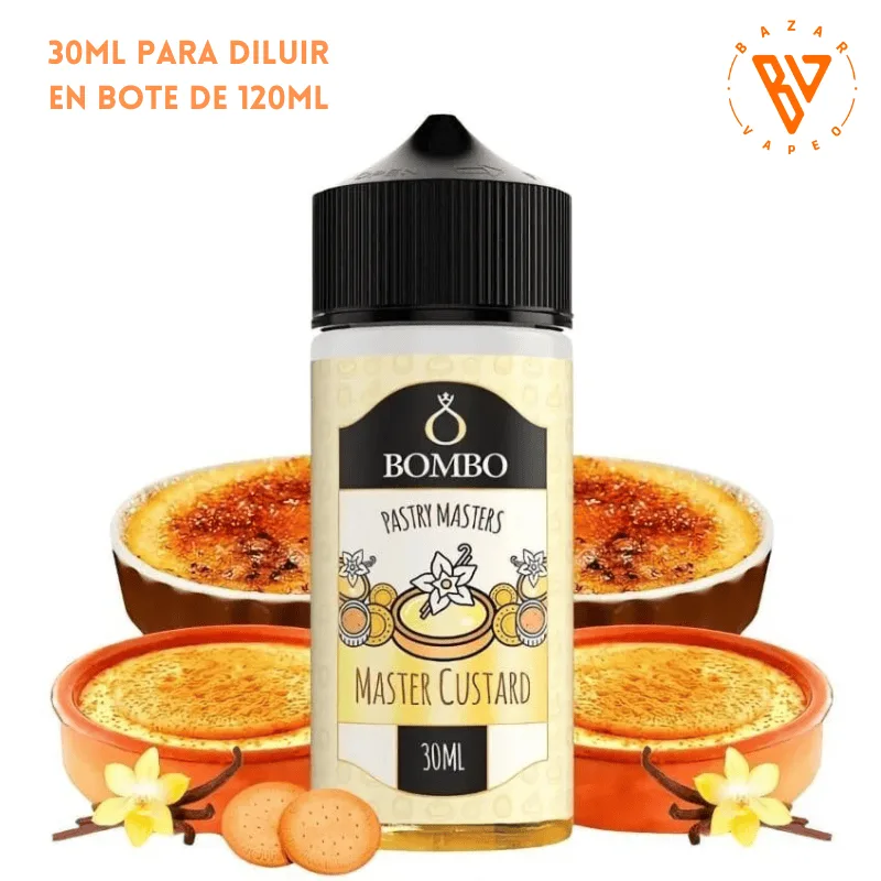 [A-37-9287] Aroma Bombo Master Custard Longfill 30/120ml