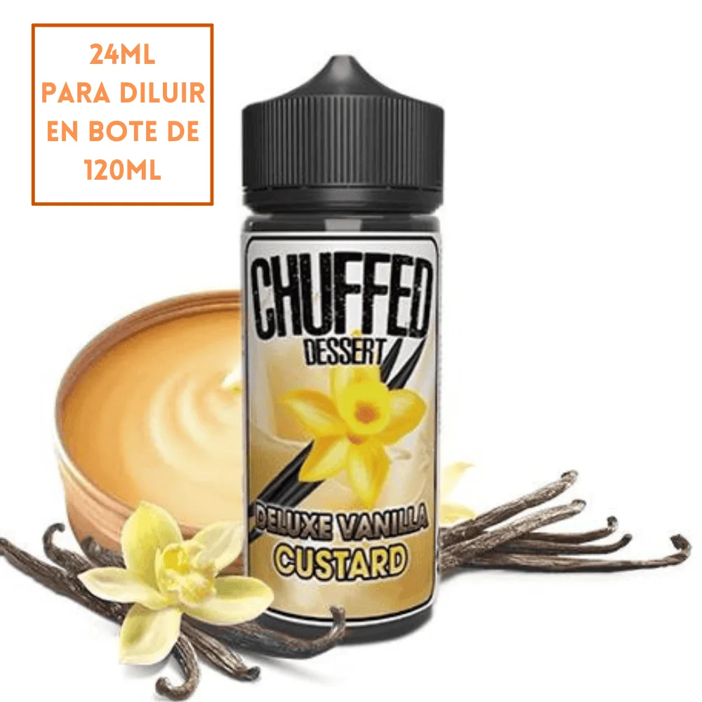 [A-334-9446] Aroma Chuffed Dessert Deluxe Vanilla Custard Longfill 24/120ml