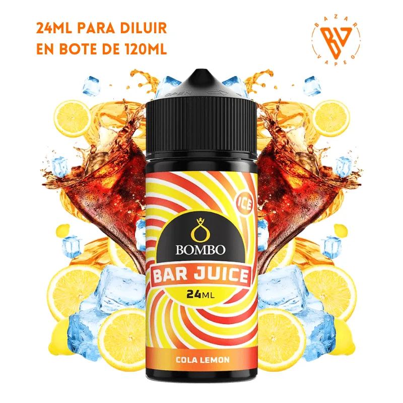 [A-37-9566] Aroma Bombo Bar Juice Cola Lemon Ice 24/120ml