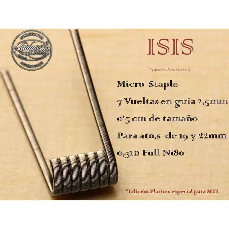 [R.A-139-2598] Lady Coils ISIS 0.51ohm
