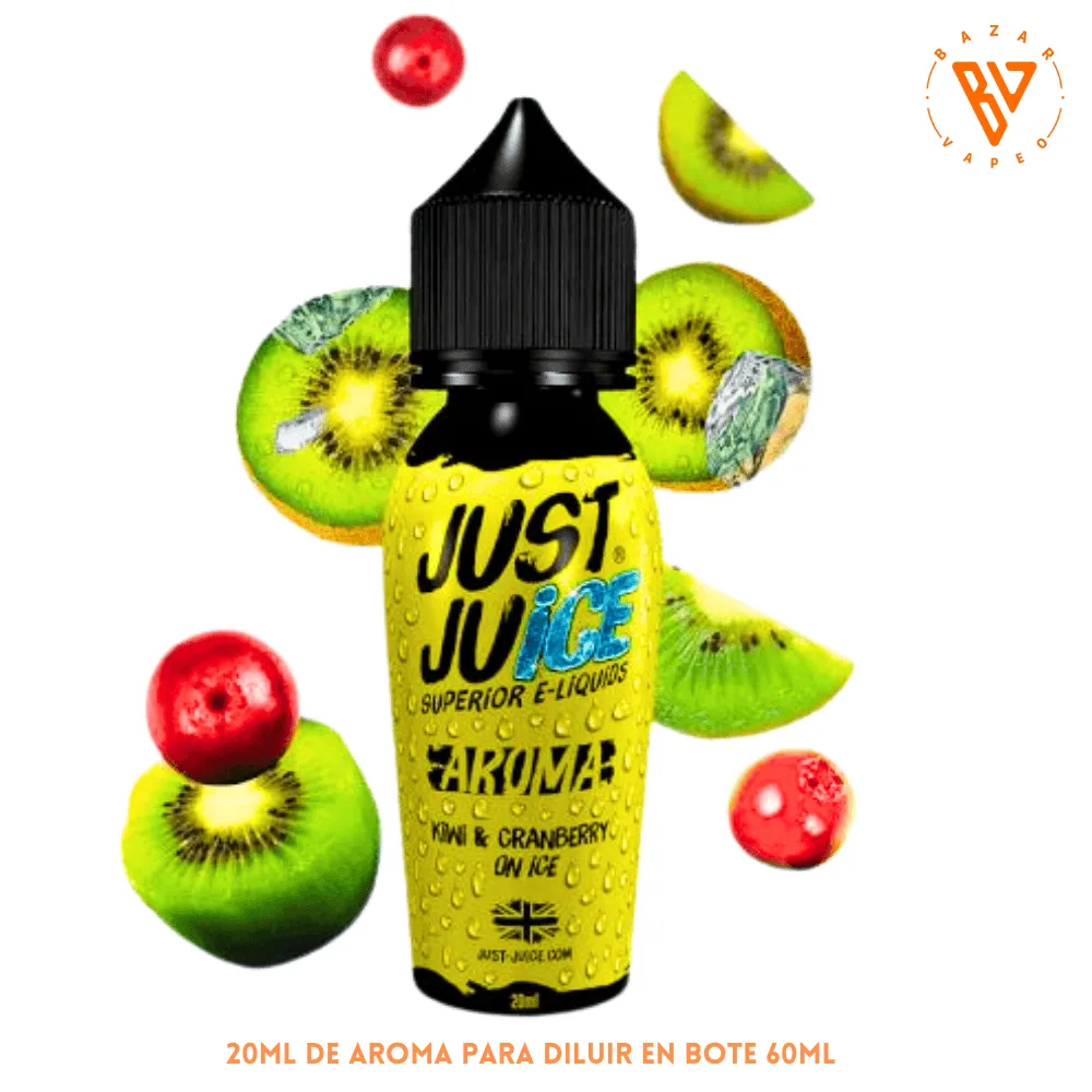 [A-203-9723] Aroma Just Juice Kiwi Cranberry Ice Longfill 20/60ml