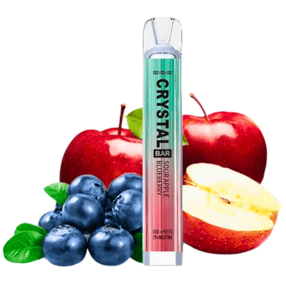 [P.D-465-9763] Ske Crystal Bar Sour Apple Blueberry 20mg