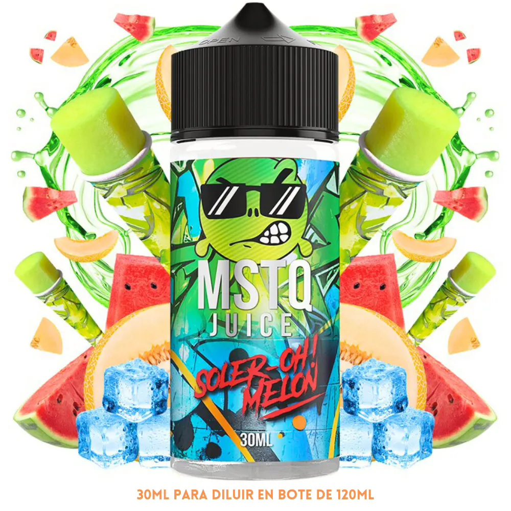 [A30-485-9791] Aroma MSTQ Soler Oh Melon Ice Longfill 30/120ml