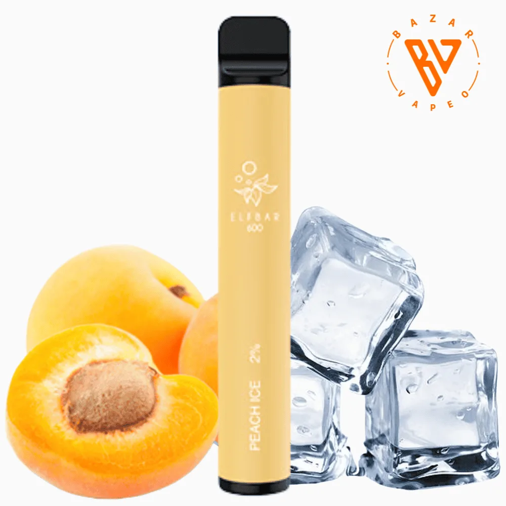[6937643509932] Elfbar 600 Peach Ice 20mg