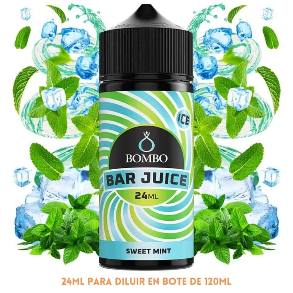[A-37-9995] Aroma Bombo Bar Juice Sweet Mint Ice Longfill 24/120ml