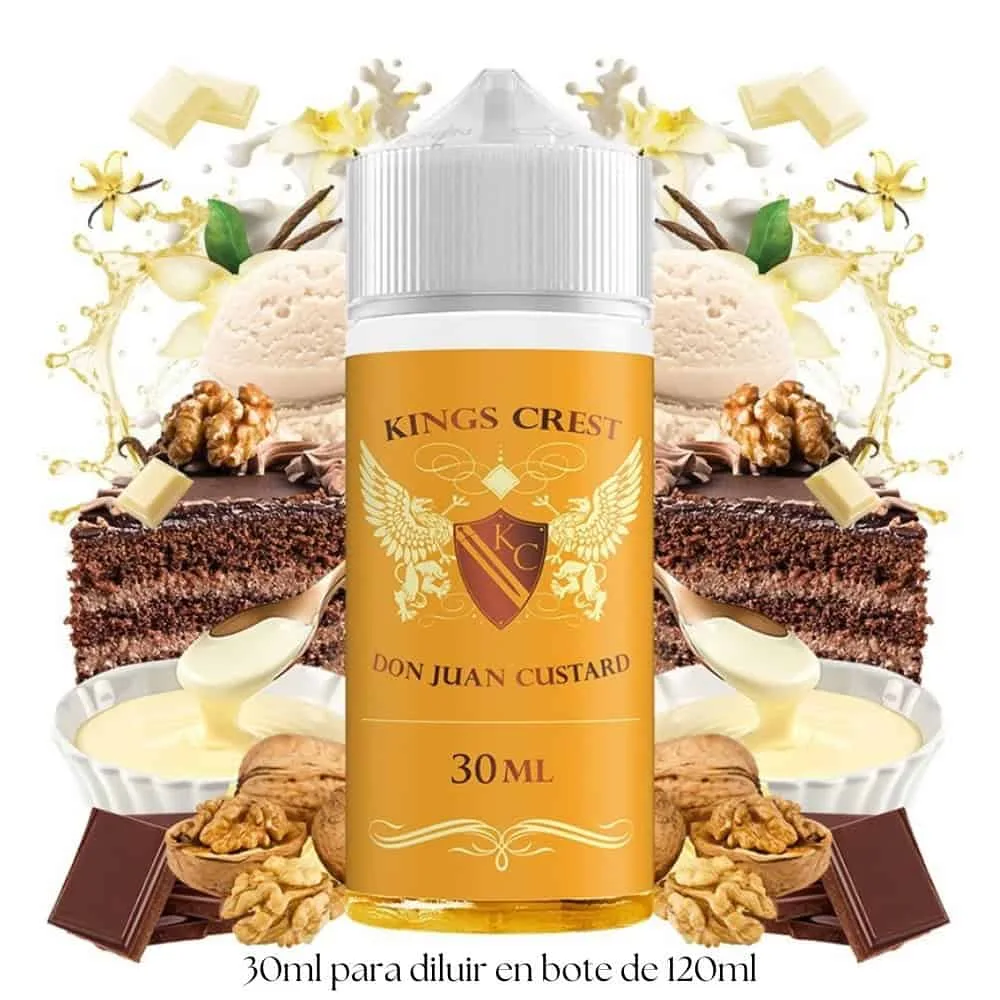 [A-41-10113] Aroma Kings Crest Don Juan Custard 30/120ml