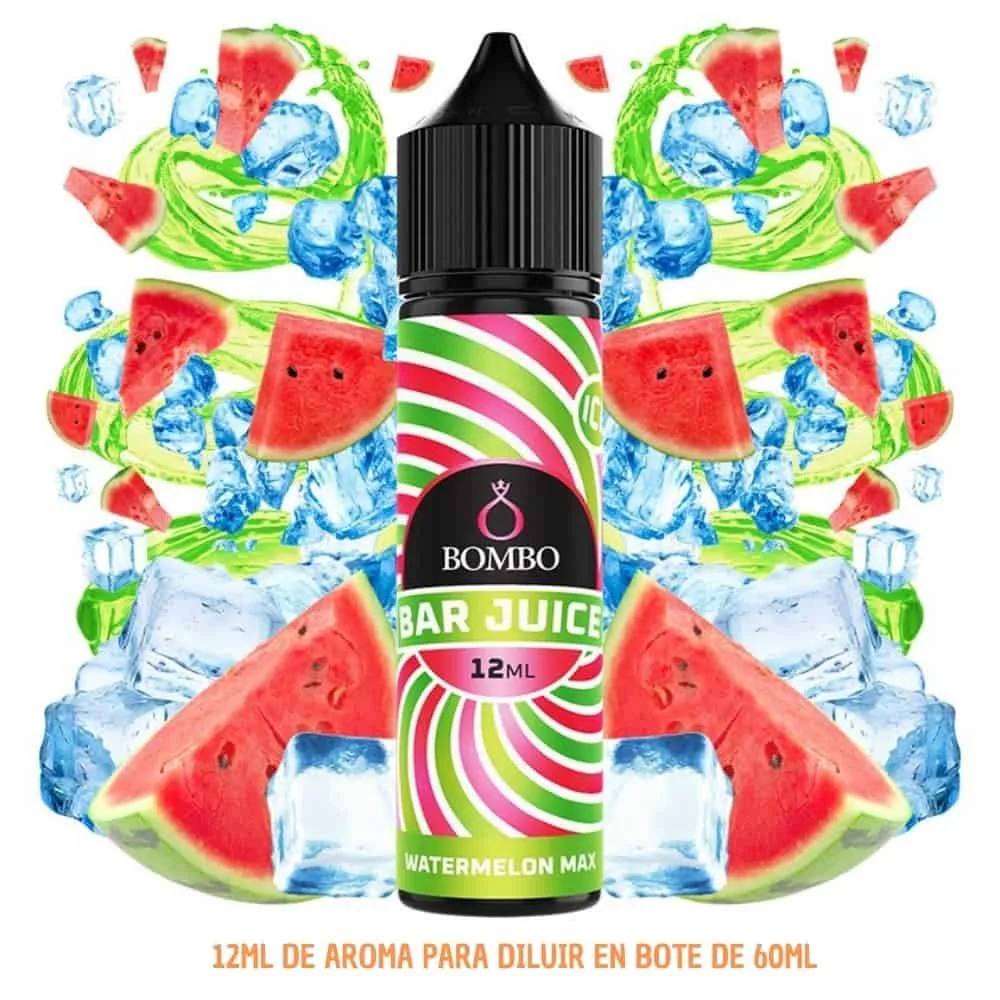 [A-37-10157] Aroma Bombo Bar Juice Watermelon Max Ice Longfill 12/60ml
