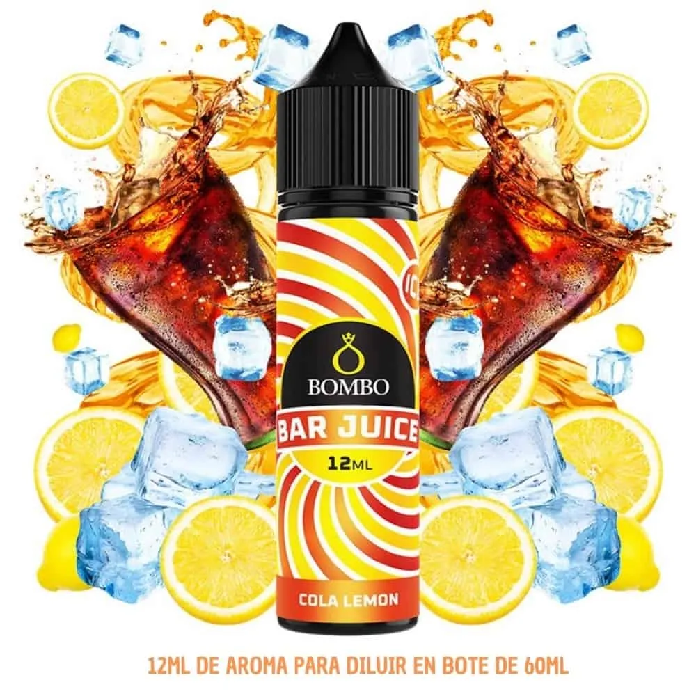 [A-37-10160] Aroma Bombo Bar Juice Cola Lemon Ice Longfill 12/60ml