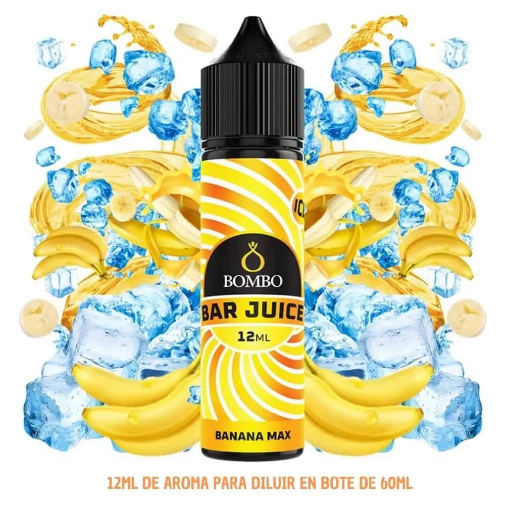 [A-37-10171] Aroma Bombo Bar Juice Banana Max Ice Longfill 12/60ml