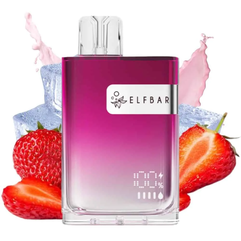 [P.D-403-10325] Elfbar CR8000 Strawberry Ice 0mg