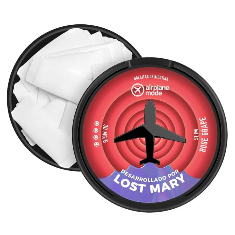 [B.N-403-10332] Bolsa Nicotina Lost Mary Airplane Rose Grape 30mg