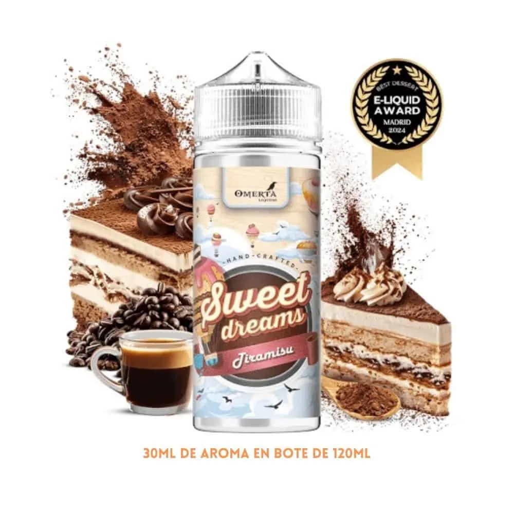 [A-444-10375] Aroma Omerta Tiramisú Longfill 30/120ml