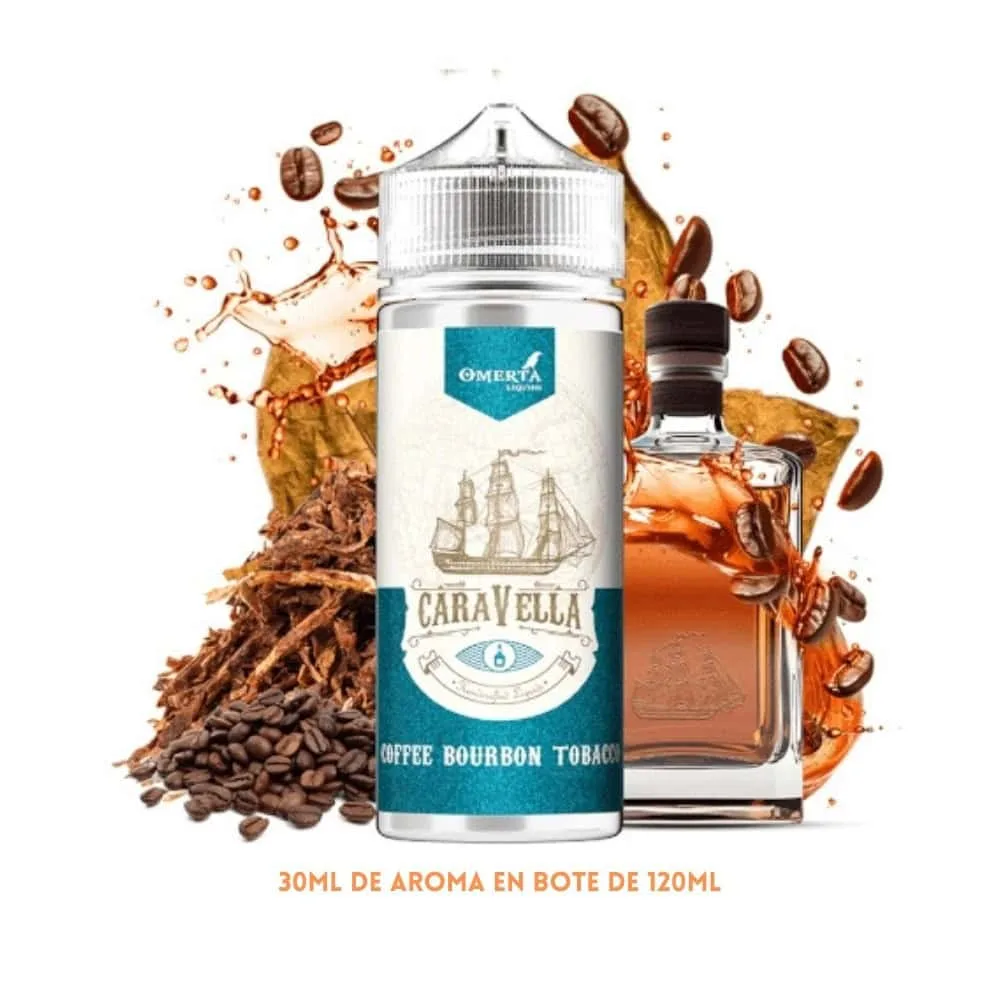 [A-444-10381] Aroma Omerta Coffee Bourbon Tobacco Longfill 30/120ml