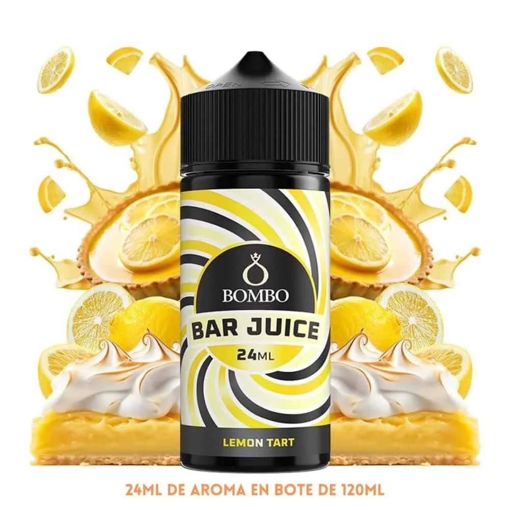 [A-37-10413] Aroma Bombo Bar Juice Lemon Tart Longfill 24/120ml
