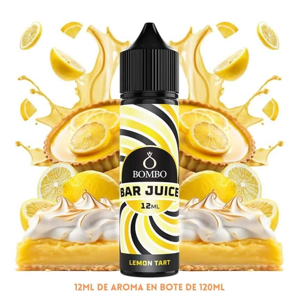 [A-37-10414] Aroma Bombo Bar Juice Lemon Tart Longfill 12/60ml