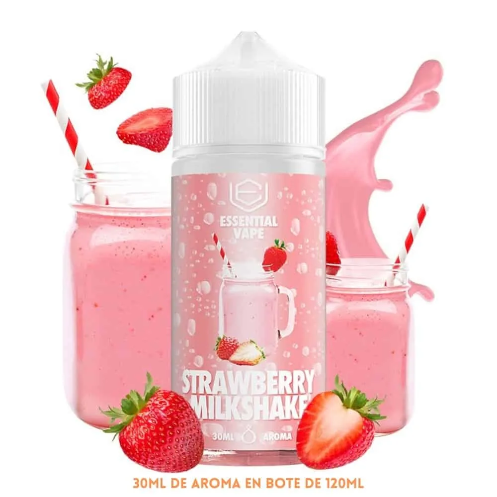 [A30-37-10466] Aroma Bombo Strawberry Milkshake Longfill 30/120ml