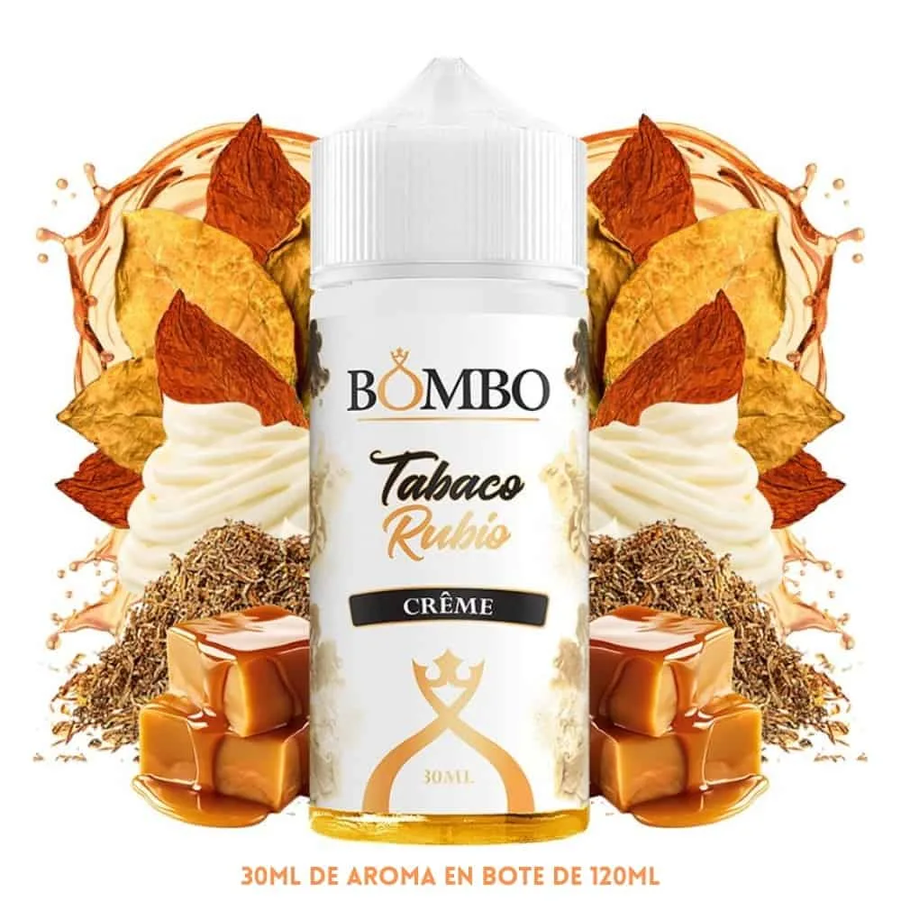 [A30-37-10480] Aroma Bombo Tabaco Rubio Creme Longfill 30/120ml