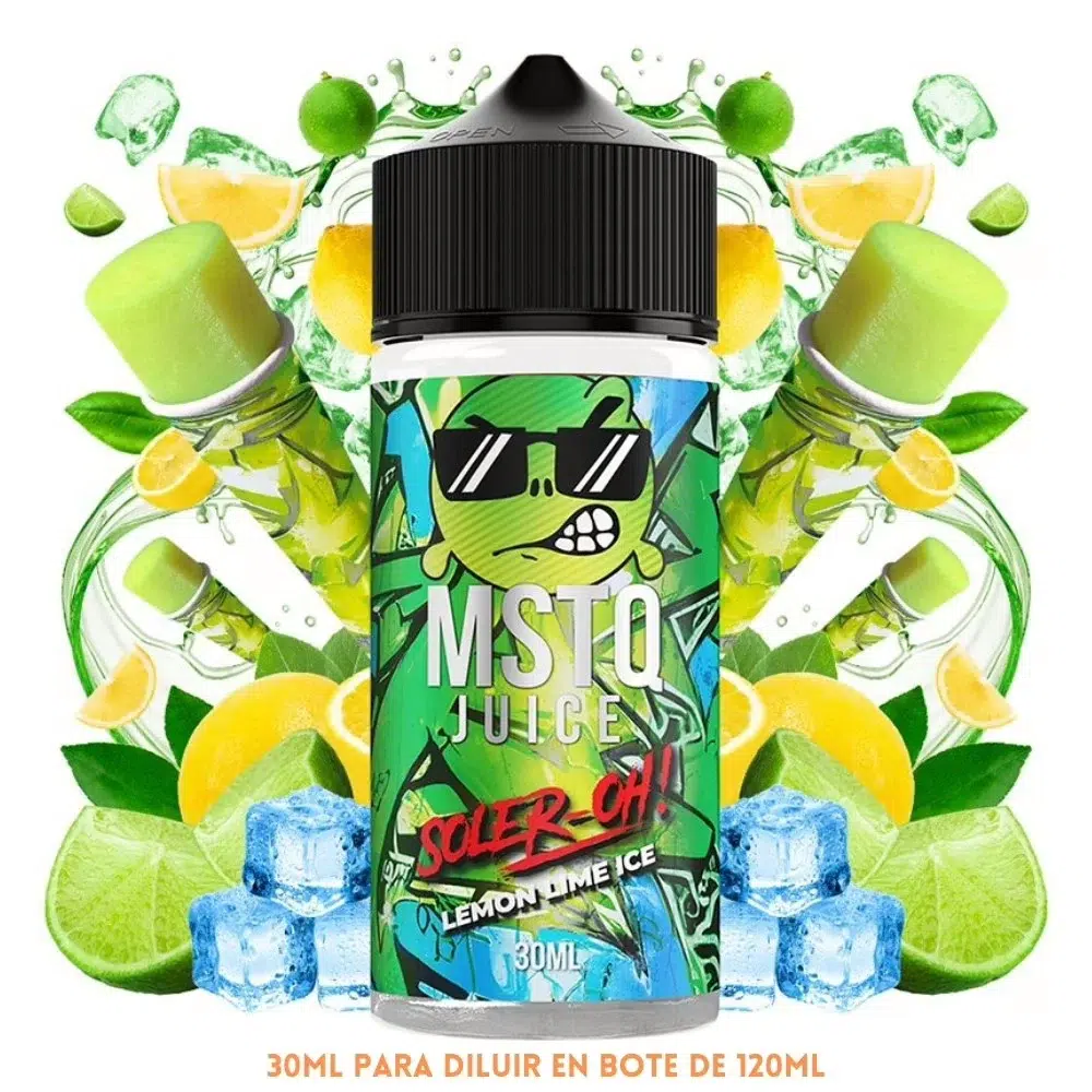 [A30-485-10489] Aroma MSTQ Soler Oh Lemon Lime Ice Longfill 30/120ml