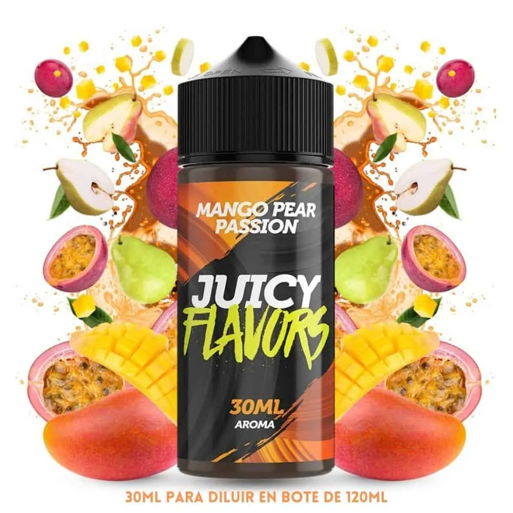 [A-468-10506] Aroma Juicy Flavors Mango Pear Passion Longfill 30/120ml
