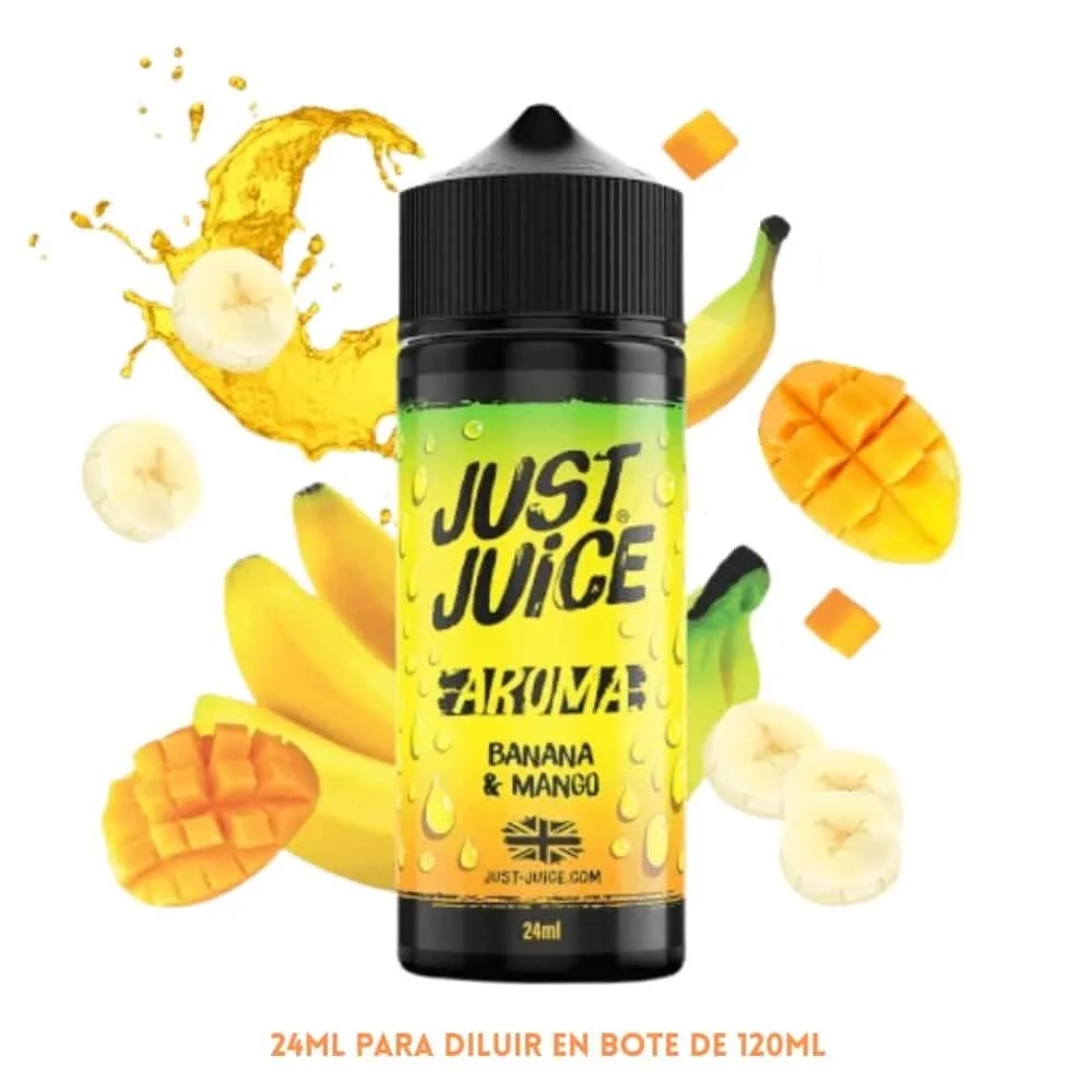 [A30-203-10610] Aroma Just Juice Banana Mango Longfill 24/120ml