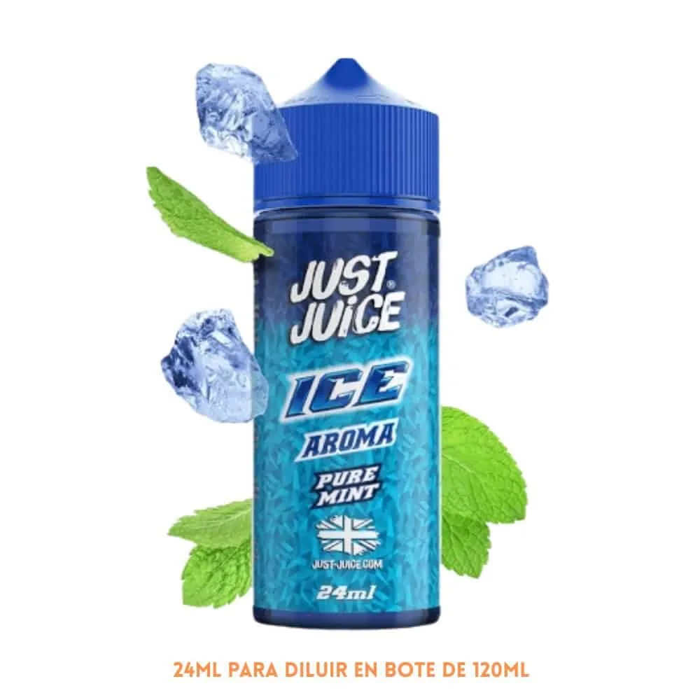 [A30-203-10613] Aroma Just Juice Pure Mint Ice Longfill 24/120ml