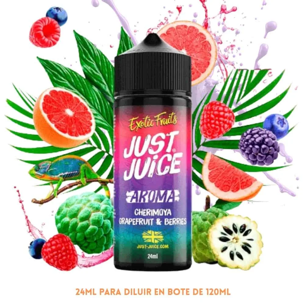 [A30-203-10622] Aroma Just Juice Cherimoya Grapefruit Berries Longfill 24/120ml