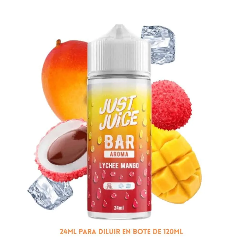 [A30-203-10627] Aroma Just Juice Bar Mango Lychee Longfill 24/120ml