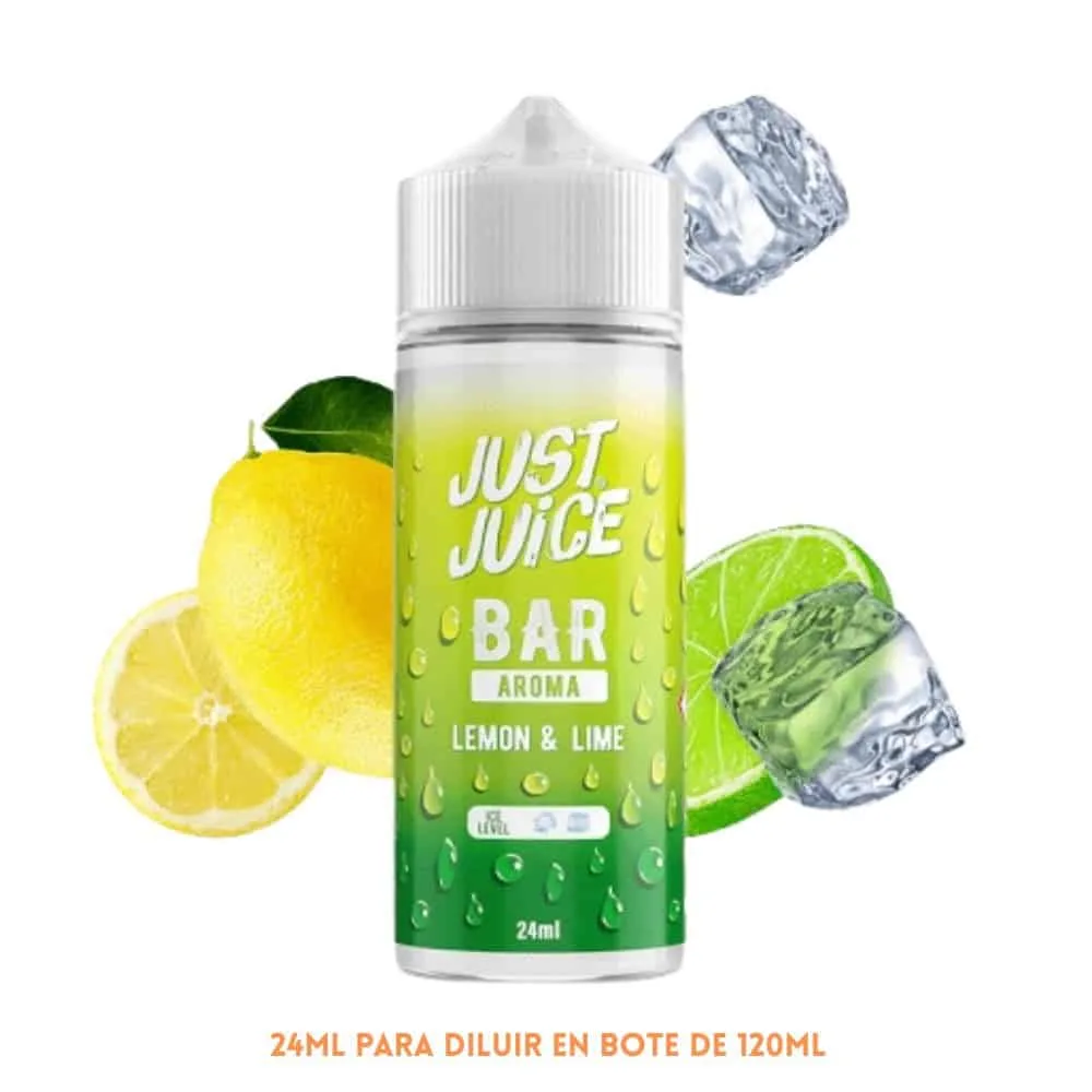 [A30-203-10628] Aroma Just Juice Bar Lemon Lime Longfill 24/120ml