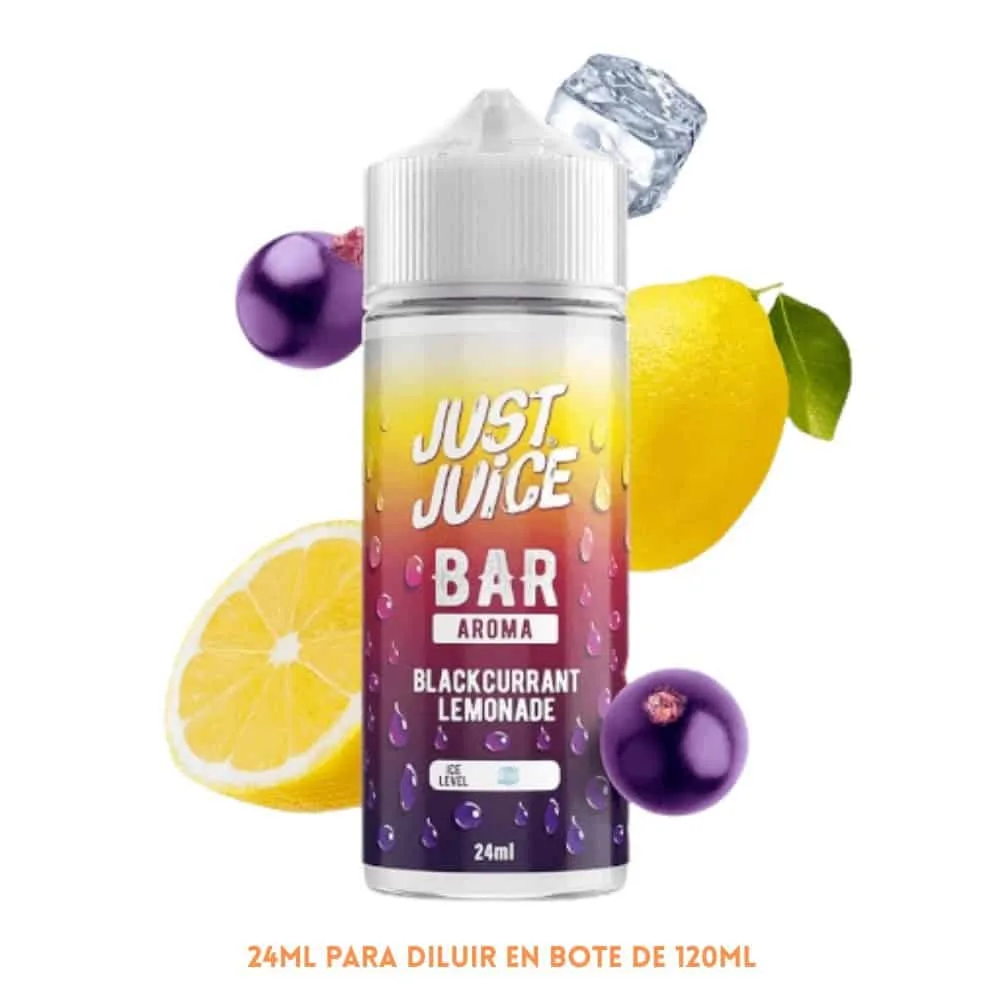 [A30-203-10630] Aroma Just Juice Bar Blackcurrant Lemonade 24/120ml