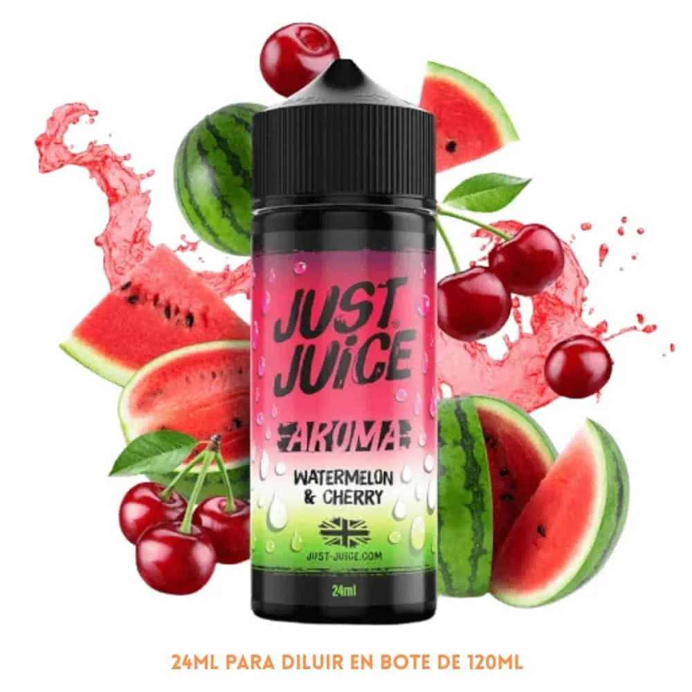 [A30-203-10641] Aroma Just Juice Watermelon Cherry Longfill 24/120ml