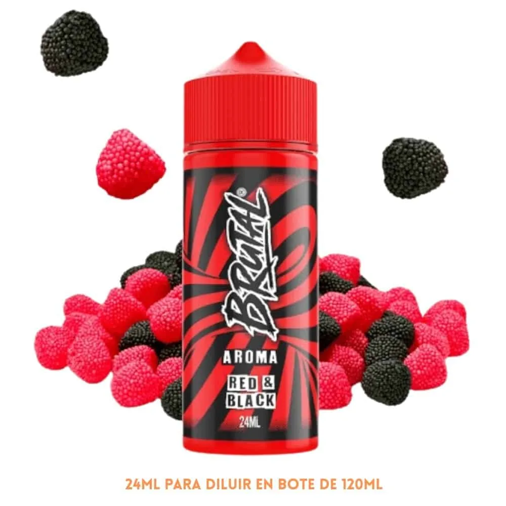 [A30-203-10649] Aroma Just Juice Brutal Red And Black Longfill 24/120ml