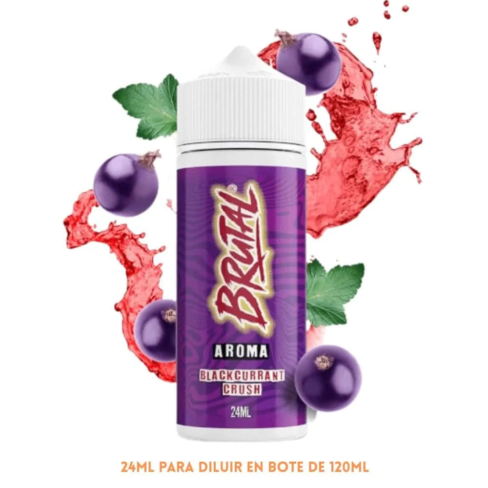 [A30-203-10654] Aroma Just Juice Brutal Blackcurrant Crush Longfill 24/120ml