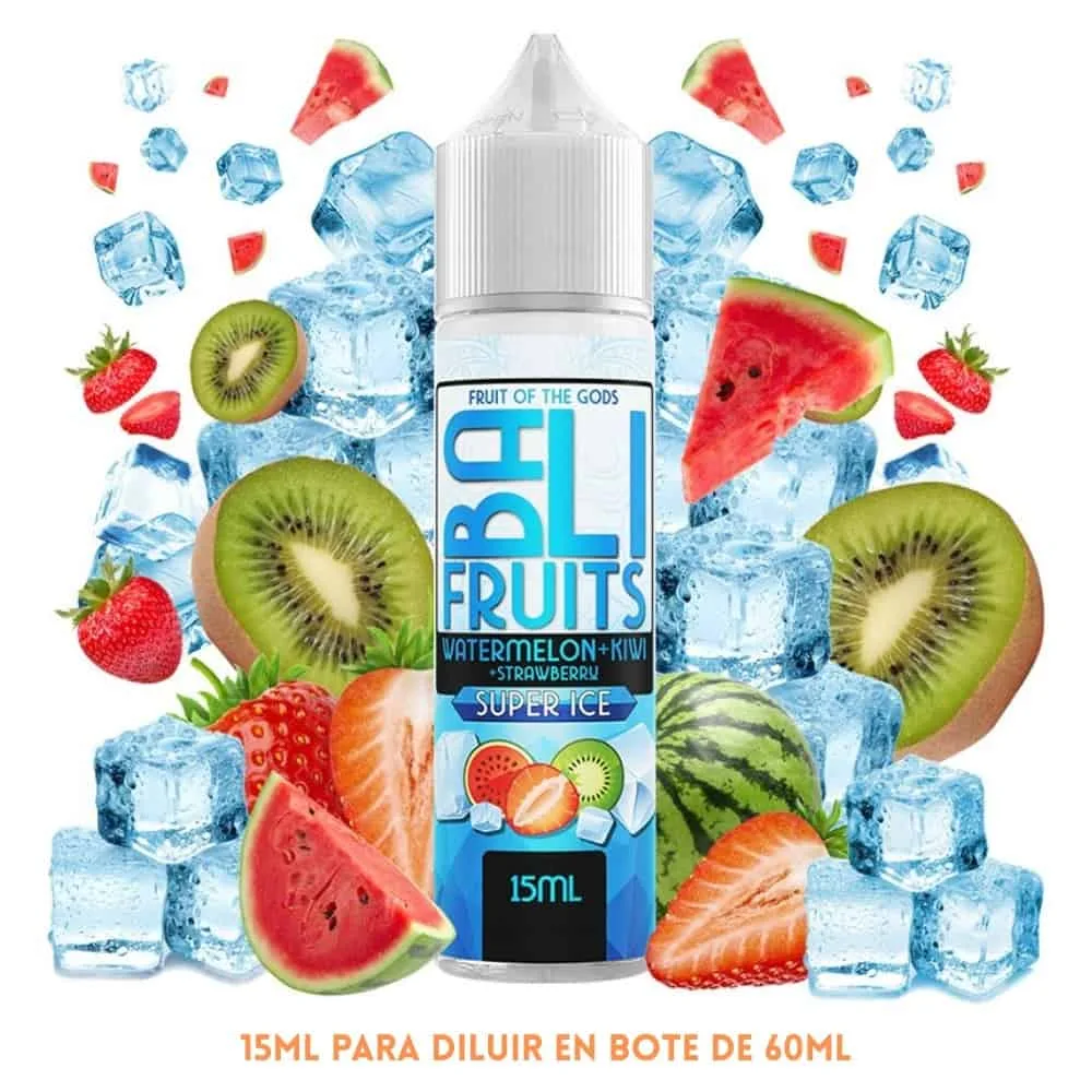 [A15-41-10715] Aroma Bali Fruits Watermelon Kiwi Strawberry Super Ice Longfill 15/60ml