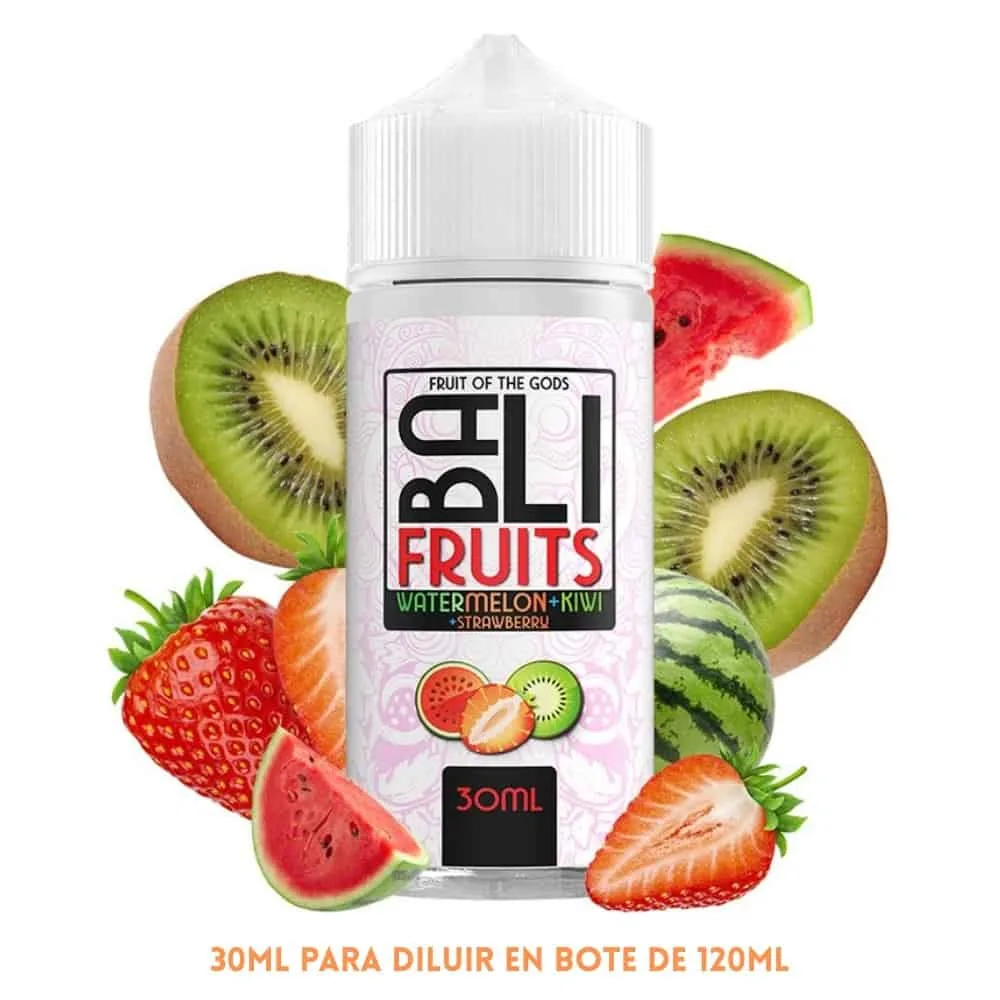 [A30-41-10732] Aroma Bali Fruits Watermelon Kiwi Strawberry Longfill 30/120ml