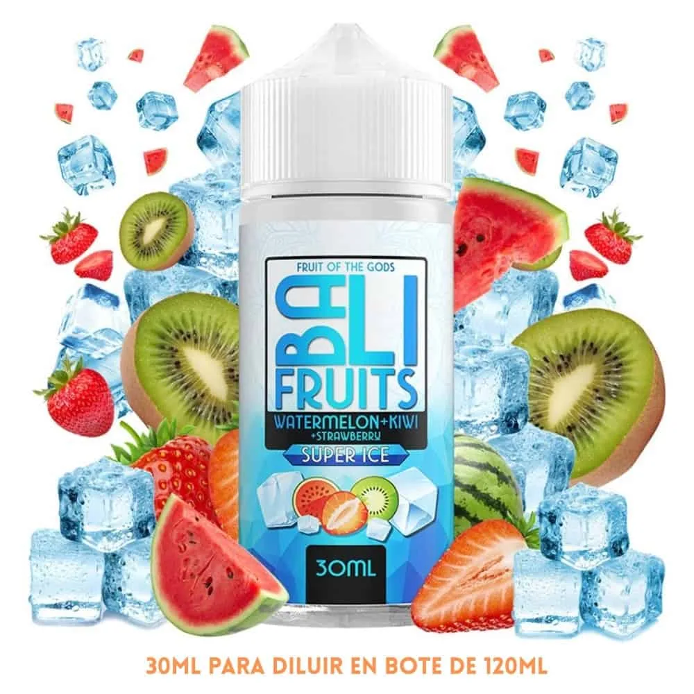 [A30-41-10734] Aroma Bali Fruits Watermelon Kiwi Strawberry Super Ice Longfill 30/120ml