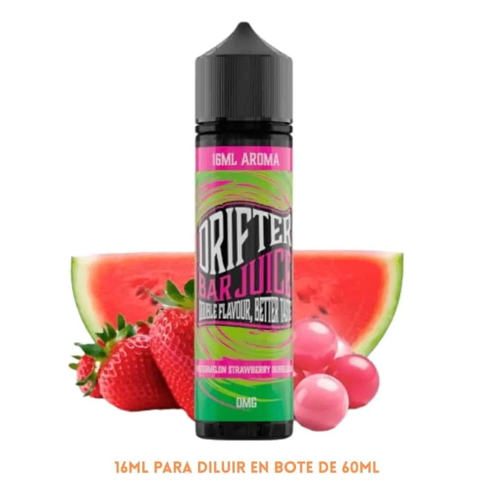 [A16-462-10739] Aroma Drifter Bar Watermelon Strawberry Bubblegum Longfill 16/60ml