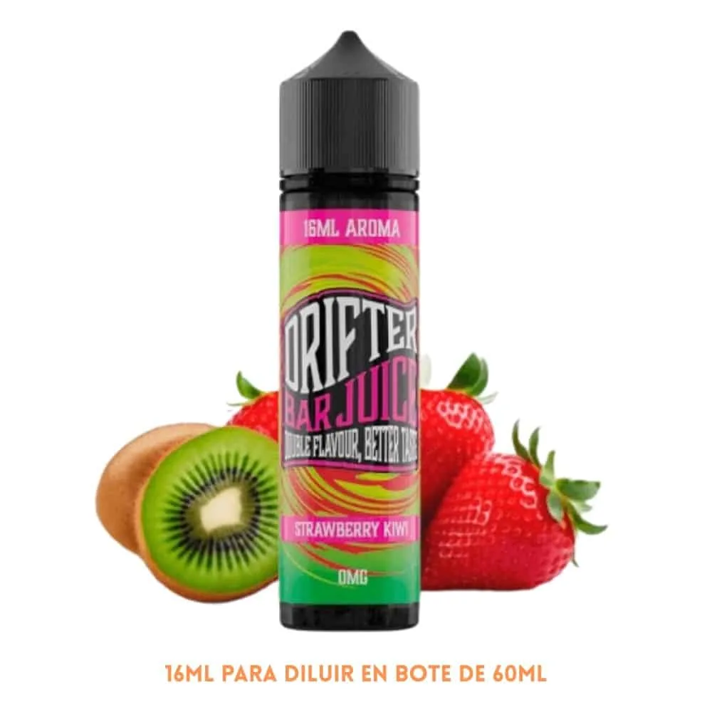 [A16-462-10742] Aroma Drifter Bar Strawberry Kiwi Longfill 16/60ml