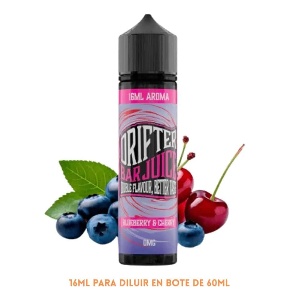[A16-462-10745] Aroma Drifter Bar Blueberry Cherry Longfill 16/60ml